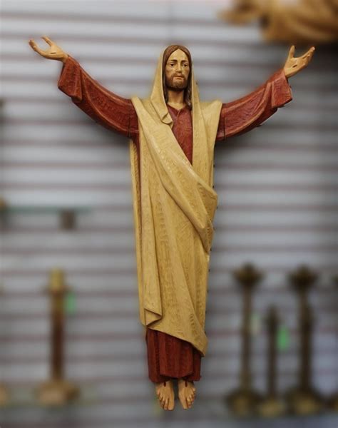 50 Wood Carved Risen Christ T H Stemper Co