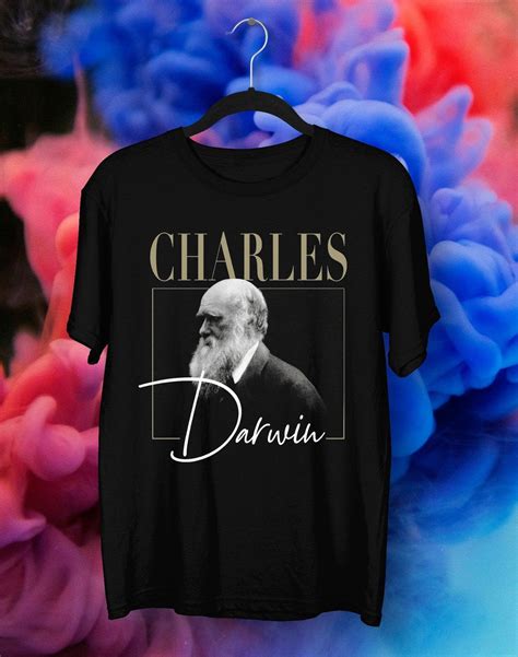 Charles Darwin T Shirt Size S 5xl T For Fan Love Happy Etsy