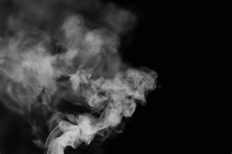 White Smoke On A Black Background Texture Of Smoke Clubs