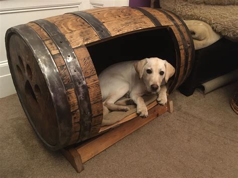 Whisky Barrel Dog Bed Barrel Dog Bed Barrel Dog House Wine Barrel