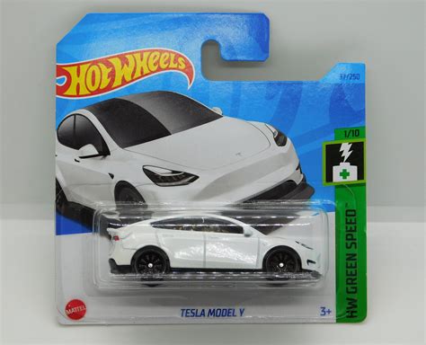 Hot Wheels Tesla Model Y White Rare Miniature Collectible Etsy Australia