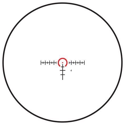Red Dot Sight Reflector Sight Optics Circle Scopes Png Download