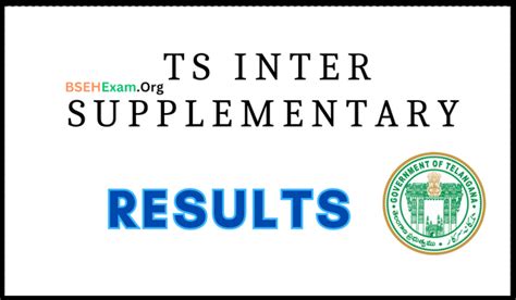 Ts Inter Supplementary Results 2023 1st 2nd Year Result Name Wise With
