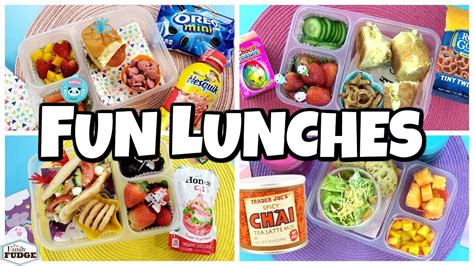 New Lunch Ideas 🍎 Fixing Your Lunches Youtube