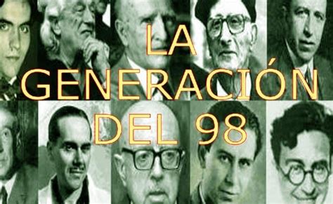 Savaşçı Karar Verecek Katlanmış Generacion Del 98 Autores Y Obras Mas