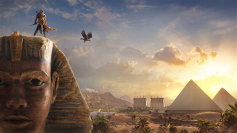 Bayek Sphinx Assassins Creed Origins Wallpaper K