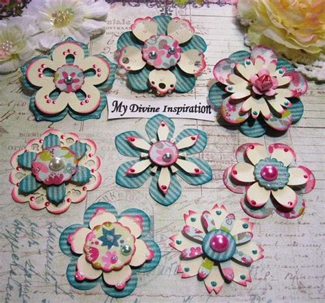 Mme Collectable Memorable Paper Embellishments And Paper Flowers For