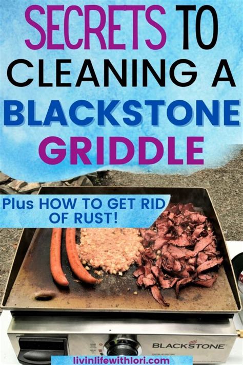 How To Clean A Blackstone Griddle Livin Life With Lori Blackstone