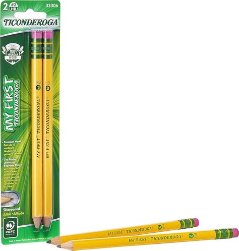 My First Ticonderoga Primary Size 2 Beginner Pencils Pre Sharpened