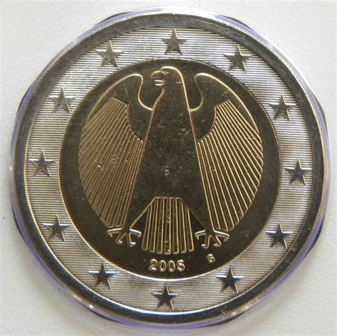 The euro is the currency of euro member countries. Deutschland 2 Euro Münze 2005 G - euro-muenzen.tv - Der ...