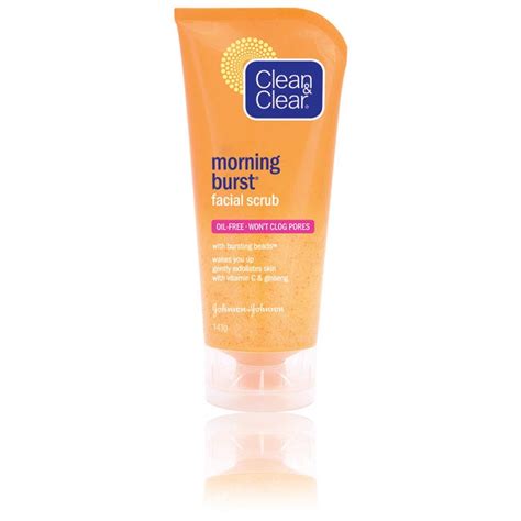 Clean And Clear Morning Burst Facial Scrub 141g Chemist Direct