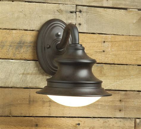 A Nautically Inspired Outdoor Wall Lamp That Is Energy Star And Dark
