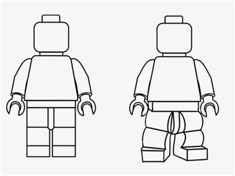 Lego Minifigures Printable Coloring Pages