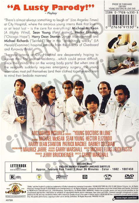 Young Doctors In Love Mgm On Dvd Movie