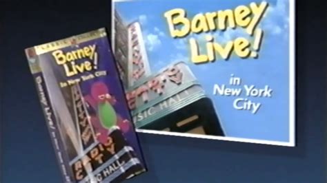 Barney Live In New York City 30th Anniversary Vhs Preview Youtube
