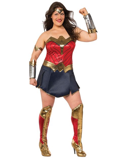 Batman V Superman Dawn Of Justice Deluxe Wonder Woman Adult Curvy Costume 7679 Costume