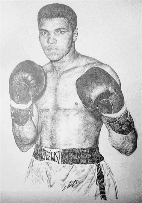 How To Draw Muhammad Ali At How To Draw