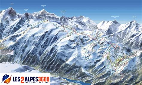 Les Deux Alpes Piste Map Iglu Ski