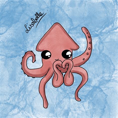 Sweet Squid Sends You Love Artofit
