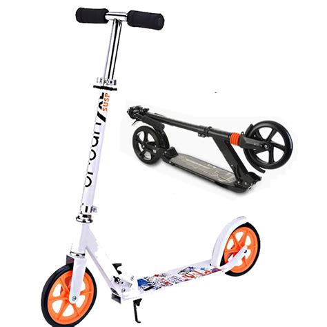 Kick Scooter City Urban Commuter Push Scooter For Teens Adult Height