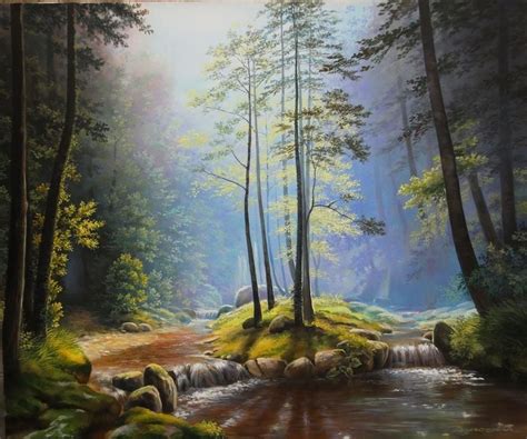 Oleg Bulgakov Famous Landscape Paintings Painting Landscape Paintings