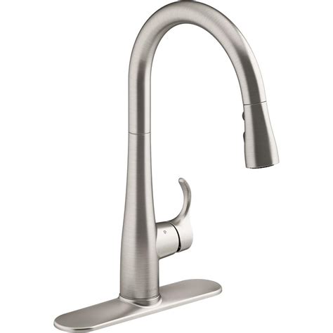 Related images of kohler kitchen faucets home depot. KOHLER Simplice Touchless Single-Handle Pull-Down Sprayer ...