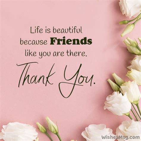 80 Thank You Messages For Friends Appreciation Quotes Gone App