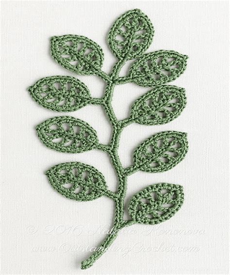 30 Crochet Leaf Patterns And Vine Patterns Crochet News