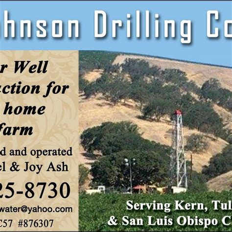 johnson water well drilling inc well drilling contractor