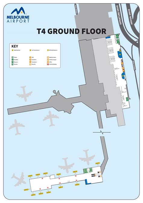 Melbourne Airport Mel Terminal Maps Shops Restaurants Food Court 2021