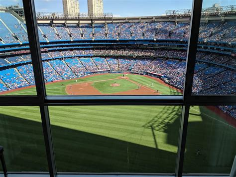 This Might Be Cheating My Hotel Room View Of The Rogers Centre Last