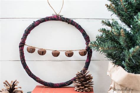 Plaid Flannel And Embroidery Hoop Wreaths Wreaths Embroidery Hoop