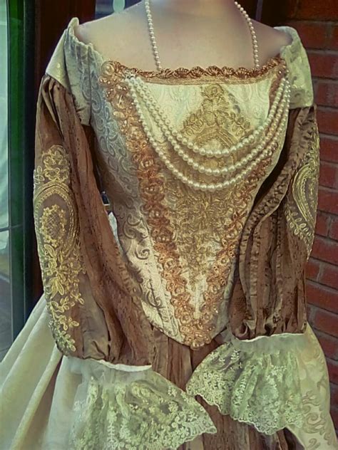 Queen Elizabeth The First Custom Made Gold Embellished Gown And Etsy Uk