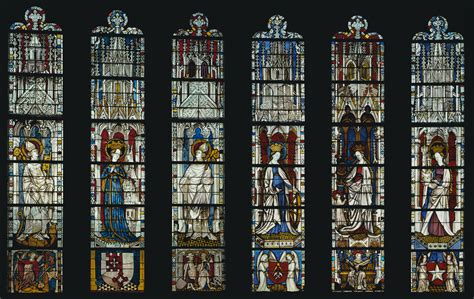 The Virgin Mary And Five Standing Saints Above Predella Panels German