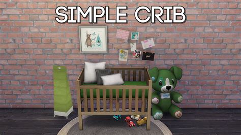 Simple Baby Crib Simsworkshop