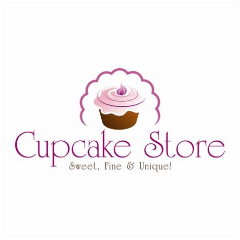 Cupcake Store Criação De Logo Para Loja De Cupcakes E