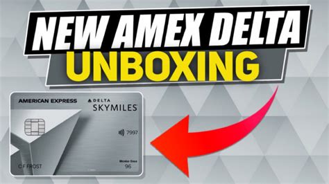 UNBOXING Delta SkyMiles Platinum American Express Card YouTube