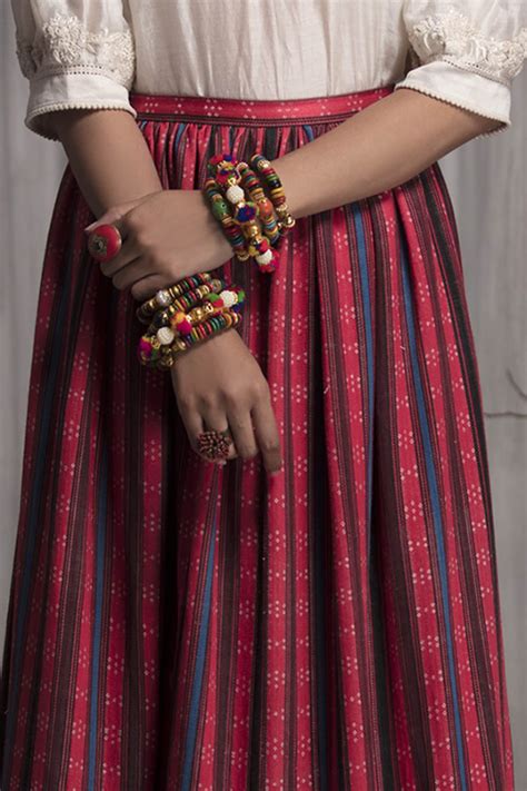 Buy Silk Maxi Skirt By Payal Jain At Aza Fashions