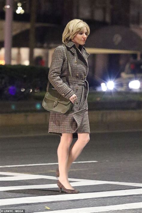 Sienna Miller Lights Up A Cigarette As She Films Scenes For New Series