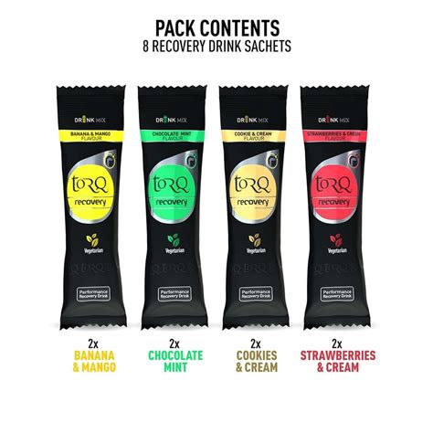 Recovery Drink Sample Pack 8 Sachets In 4 Flavours Accessories From