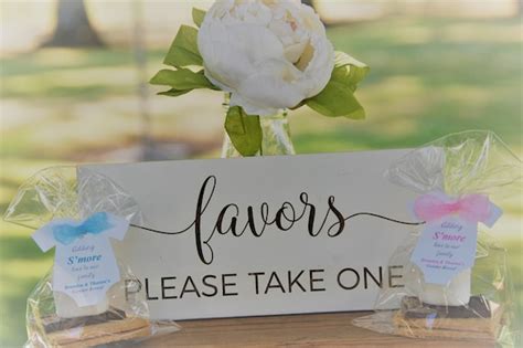 Favors Please Take One ~ Sign Only ~ Rustic Engraved Wood Favor Sign