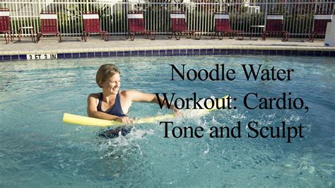 Aqua Noodle Total Body Cardio Tone Stretch Water Noodle
