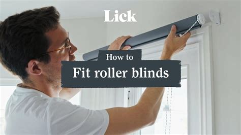 How To Fit Roller Blinds Quick And Easy Tutorial Lick Home Youtube