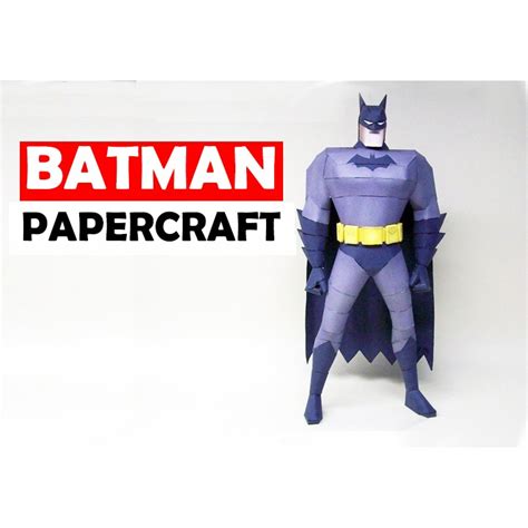 Batman Papercraft Figure Kertas Shopee Malaysia