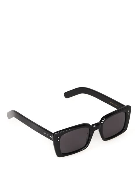 Sunglasses Gucci Black Acetate Rectangular Sunglasses Gg0539s001