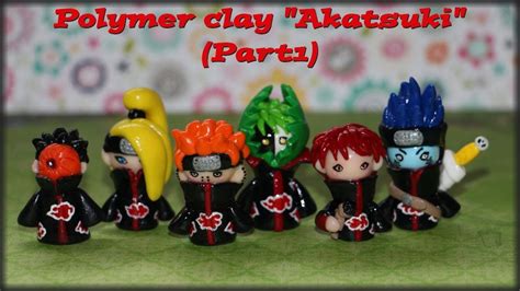 Polymer Clay Akatsuki Part 1 Youtube
