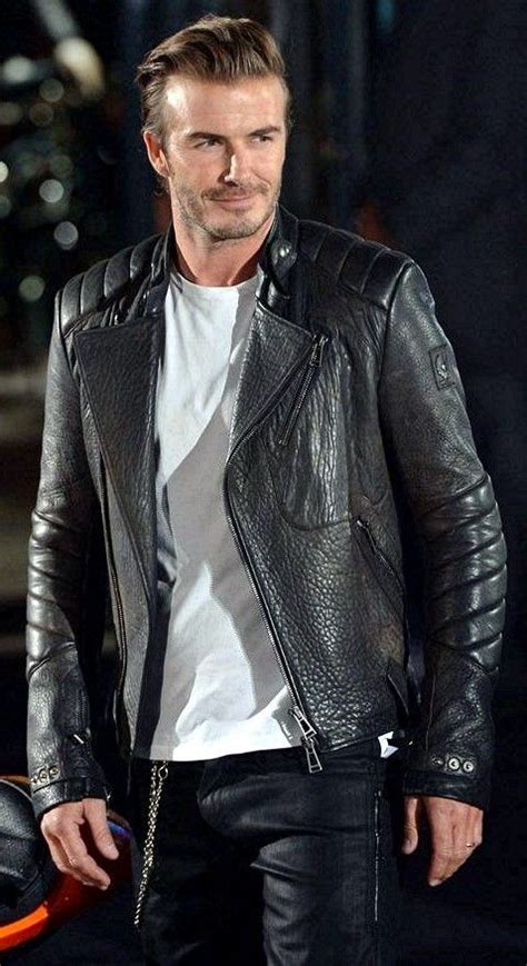 Leatherbikerrebel David Beckham Fashiontrendsformen Mens Fashion