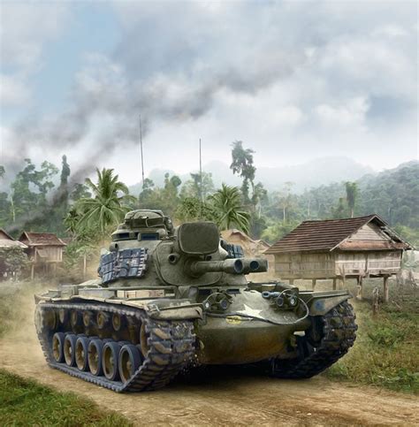 M48 Patton On Behance Tank Wallpaper Military History Books Vietnam