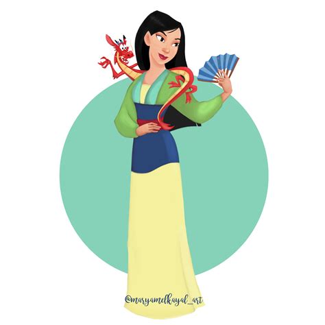 Maryam Elkayal Mulan Fan Art