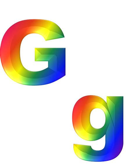 Alphabet Letter G Logo Design 3d Gudang Gambar Vector Png